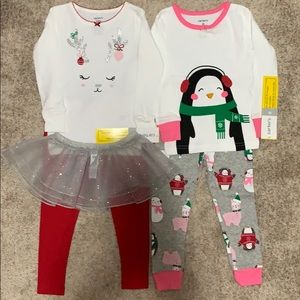 NWT. Girl pajama sets size 2T